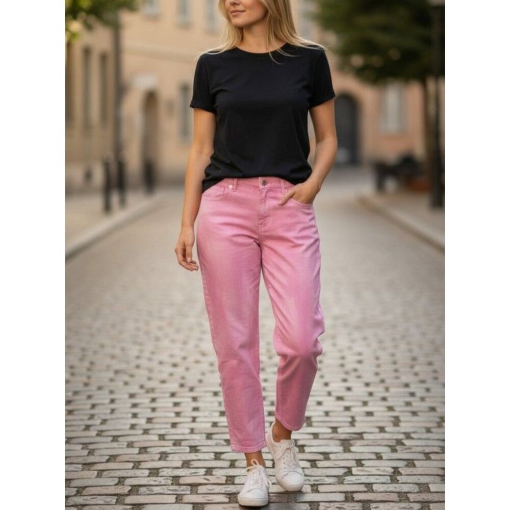 Gap Womens Straight Khaki Pants Size 16 Pink